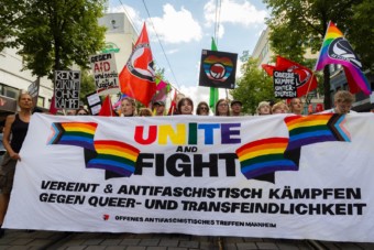 csd monnem pride 2024 07 13 86 cki antifa 340x227 - "Monnem Pride" für Vielfalt und gegen rechte Ideologien auf der Straße